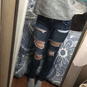 AE super low rise jeggings